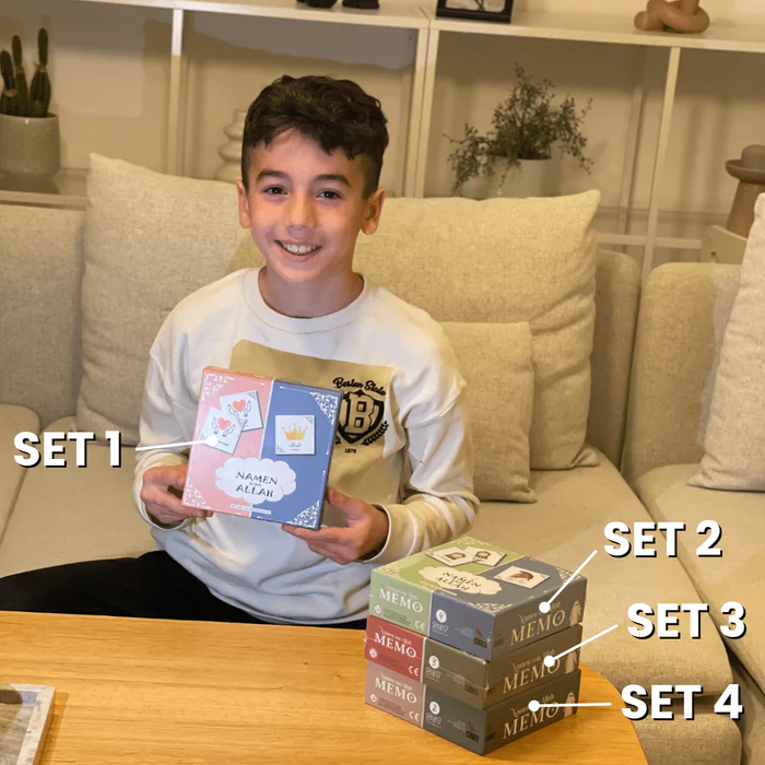 99 Namen Allahs- Memospiel Set 1